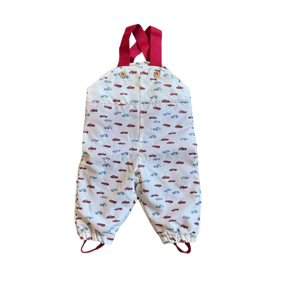 Fin & Vince Waterproof Dungarees Car Print